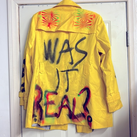 Calvin Klein Jackets & Blazers - Was It Real? Calvin Klein Yellow Raincoat